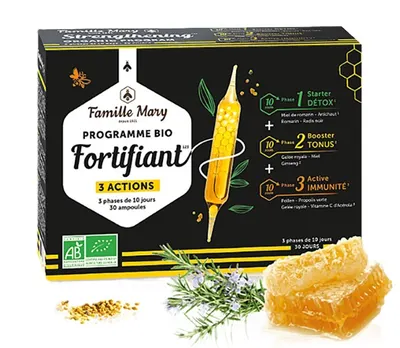 Program de detoxifiere și imunitate 30 de zile, 30 fiole, Famille Mary