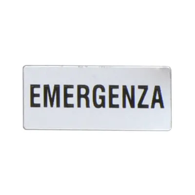 Eticheta cu text pentru LPX AU100 LEGEND HOLDER, EMERGENZA