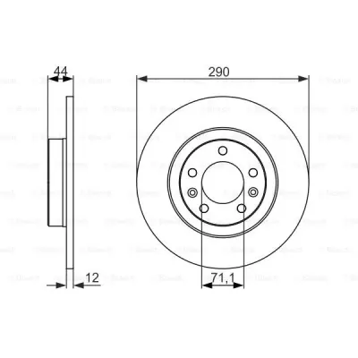 Disc frana BOSCH 0 986 479 130