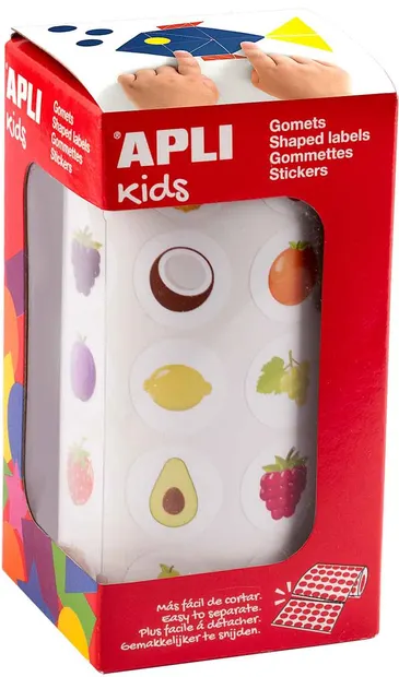 Rolă de autocolante Apli Kids - Fructe