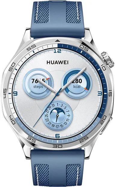Smartwatch Huawei - Watch GT 5, 1,43'', 46 mm, Silver/Blue Nylon