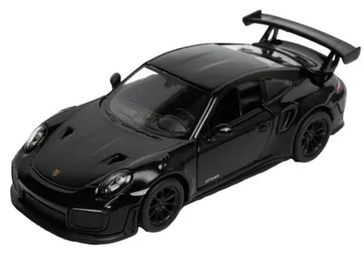 Mașinuță de metal Kinsmart - Porsche 911 GT2 RS, 1:36, negru