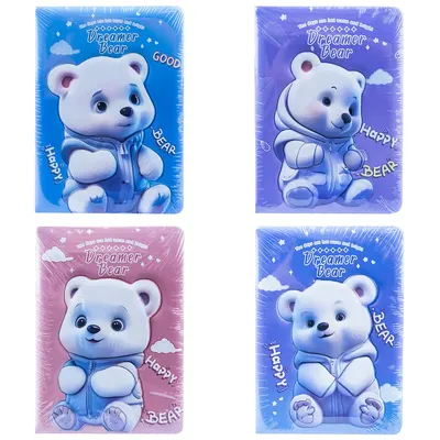 Carnet 3D 18x13x2.2cm 80 file Ursuleti