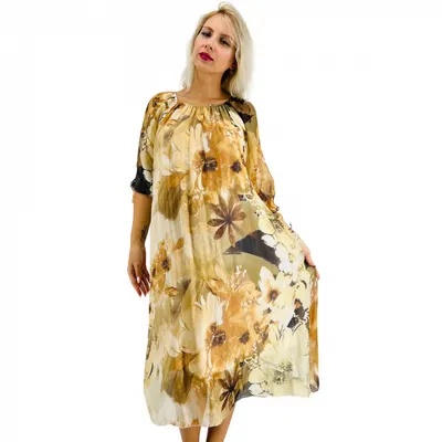 Rochie dreapta tip matase Mariana 6