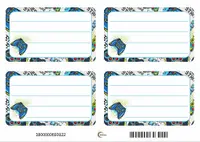 Set etichete școlare Rainbow - Game, 40 bucăți