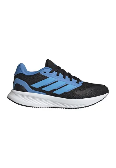 Pantofi sport Run Falcon 5 low-cut din plasa - Negru/Albastru deschis