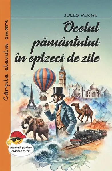 Ocolul pământului în optzeci de zile - Paperback brosat - Jules Verne