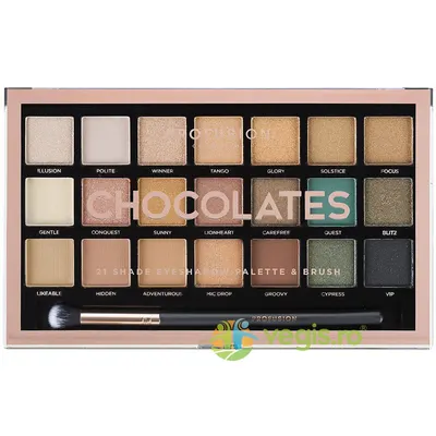 Paleta Farduri 21 Nuante si 1 Pensula Chocolates 245g