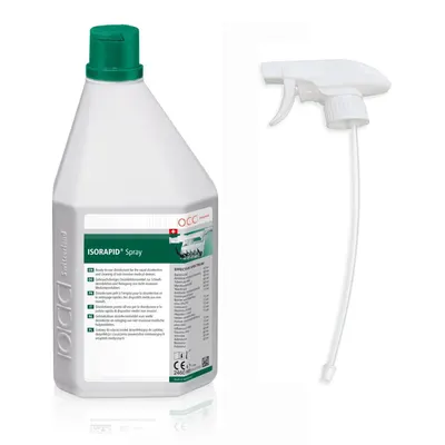ISORAPID Spray 1L cu pulverizator – Dezinfectant rapid pentru instrumentar și suprafețe