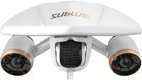 Scuter subacvatic Sublue - WhiteShark Mix Pro, 122 wh, alb