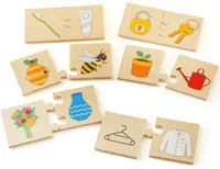 Puzzle din lemn Bigjigs - Asociațiile