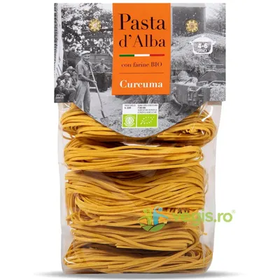 Paste Tagliolini din Grau Dur si Turmeric Ecologice/Bio 250g