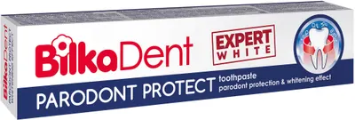 Bilka Dent Pastă de dinți, protecție parodontală și albire, 75 ml