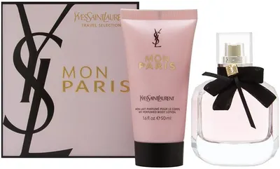 Yves Saint Laurent Set Mon Paris - Apă de parfum și Loțiune, 2 x 50 ml