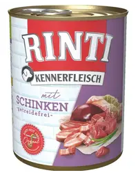 RINTI Kennerfleisch Ham hrana umeda caini adulti, cu sunca 400 gr