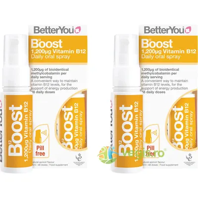 Pachet Boost B12 Spray Oral 25ml + 25ml