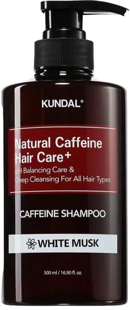 Kundal Șampon pentru îngrijirea scalpului împotriva căderii părului, White Musk, 500 ml