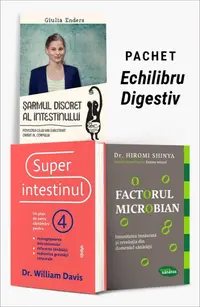 Pachet Echilibru Digestiv. Șarmul discret al intestinului/Superintestinul/Factorul microbian