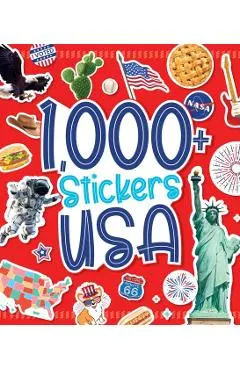 1,000 Stickers: USA -