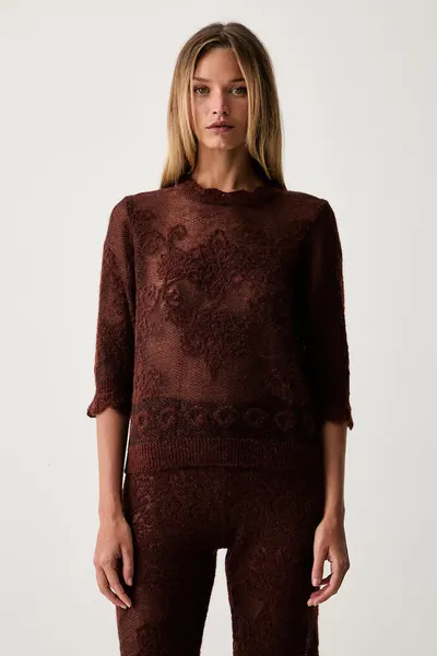 Twinset pulover pentru femei cu amestec de lână