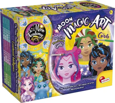 Kit creativ Lisciani Giochi - Pictează singur figurile fetelor din ipsos