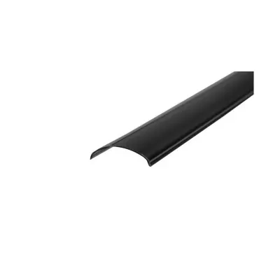 Capac unghiular pentru benzi LED, policarbonat, 2 metri, negru