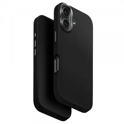 Husa pentru Apple iPhone 17, UNIQ, Lyden Leatherette, Neagra