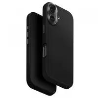 Husa pentru Apple iPhone 17, UNIQ, Lyden Leatherette, Neagra