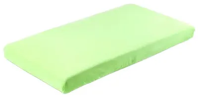 Cearșaf pentru bebeluși cu bandă elastică Sensillo - 120 х 60 cm, verde