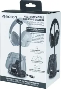 Stație de încărcare de andocare pentru controler și căști Nacon - Multicompatible Charging Station (PS5)