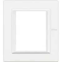 Rama dreptunghiulara Axolute aluminiu monocrom 3+3 module - Alb