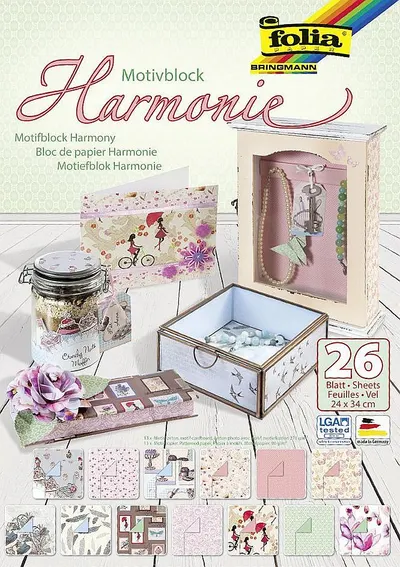 Bloc de design cu hartii si cartoane Folia - Armonie