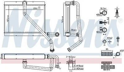 Schimbator caldura incalzire habitaclu potrivit BMW Seria 5 (E39), X5 (E53) 2.0-4.9 09.95-10.06