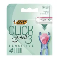 Rezerve Aparat de Ras BIC Soleil Click 3 Sensitive, 3 Lame, Femei, 4 Bucati
