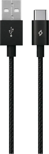 Cablu ttec - AlumiCable, USB-A/USB-C, 1.2 m, negru