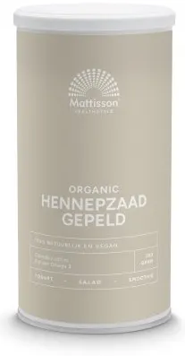 Organic Hemp Seeds Peeled, 250 g, Mattisson Healthstyle