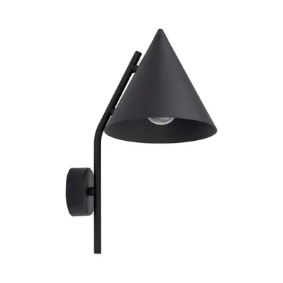 TK LIGHTING Aplica de perete CONO 10041 1XE27 negru
