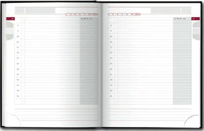 Agenda Brunnen nedatată 14,5x20,6cm, Soft albastru