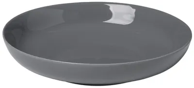 Farfurie adânca de porțelan Blomus - Ro, 22 cm, 720 ml, grafit