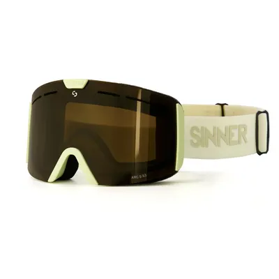 Ochelari schi și snowboard SINNER Arc S, Galben Deschis, Unisex