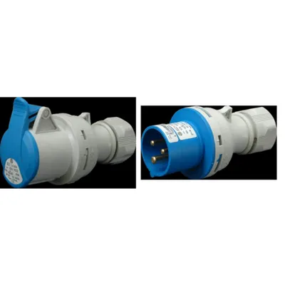 Pachet Conexiuni Industriale Trifazate SEZ 32A 400V 4 Poli IP44 – Performanta si Siguranta