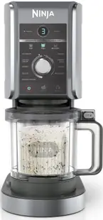 Mașină de înghețată Ninja - CREAMi Deluxe NC502EU, 800W, 2 x 0.7 l, Cloud Silver