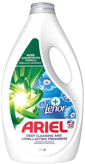Detergent lichid 2 în 1 Ariel - Touch Of Lenor Fresh, 50 spălări