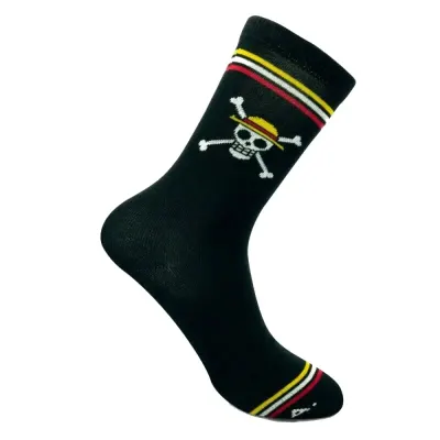 Sosete One Piece - Black - Skull