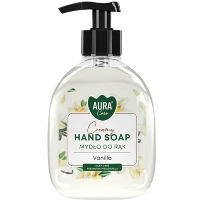 Sapun de Maini cu Pompita, Vanilie, Aura Care, 300 ml