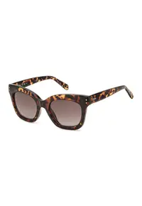 Ochelari de soare - cat-eye cu lentile in degrade - Maro