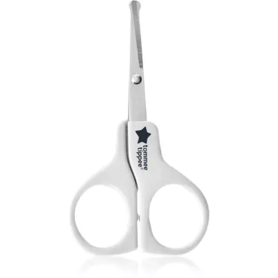 Tommee Tippee Basic foarfece cu vârf rotunjit pentru copii 0m+ 1 buc