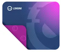 Mousepad gaming Lorgar - Main 133, M, moale, mov