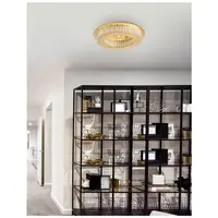 Plafoniera ZEFFARI Auriuen Leaf Aluminiu & K9 Crystal LED 40 Wat 230 Volt 2400Lm 4000K IP20