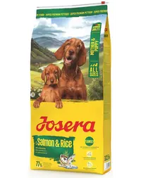 JOSERA Mother and Puppy Salmon with Rice 2x12,5kg hrană cățeluși, femele gestante și femele care alăptează